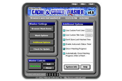  Cookie Washer for AOL Screenshot